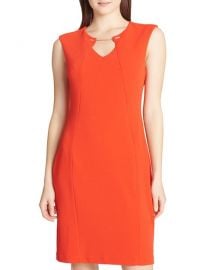 Calvin Klein Chain-Detail Sheath Dress at Bloomingdales